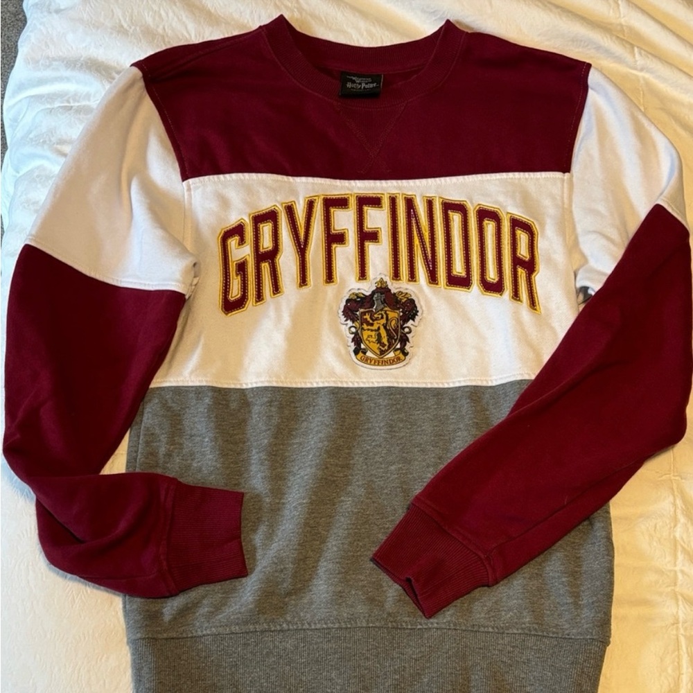 Gryffindor Maroon and Gray Women's Sweatshirt
